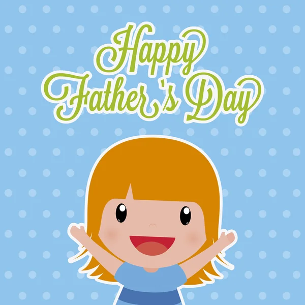 Happy Father's Day — Stock Vector