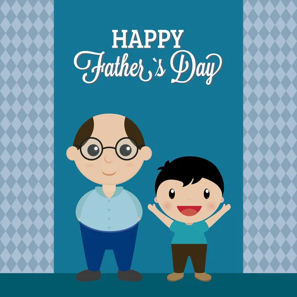 Happy Father's Day — Stock Vector