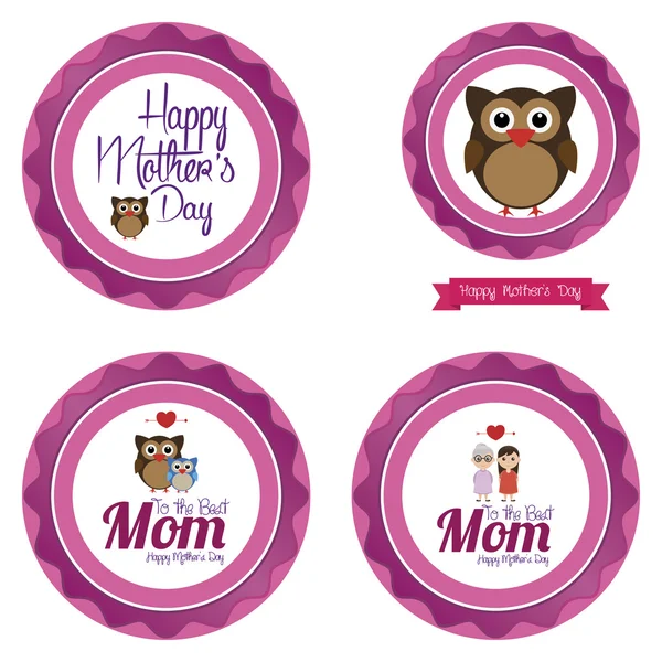 Happy mother's day — Stock Vector