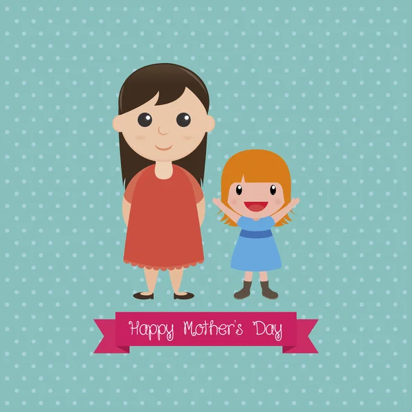 Happy mother's day — Stock Vector