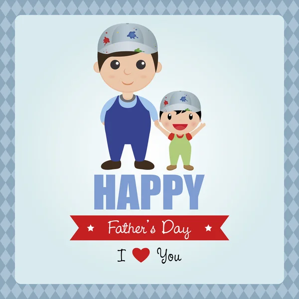 Happy father's day — Stock Vector