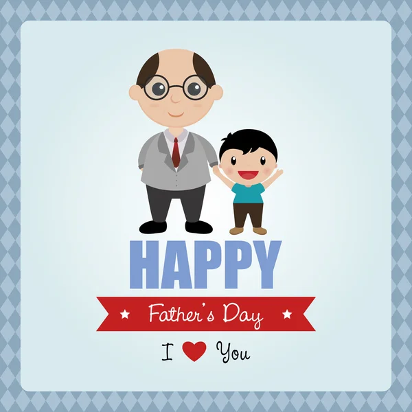 Happy father's day — Stock Vector