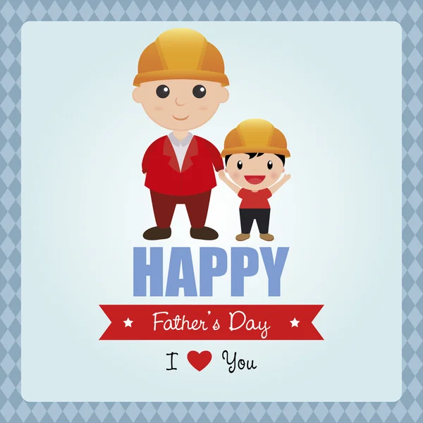 Happy father's day — Stock Vector