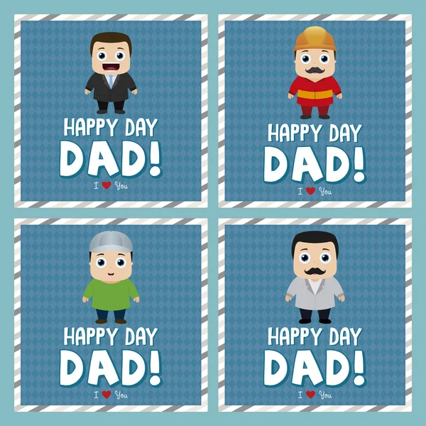 Father's Day — Stock Vector