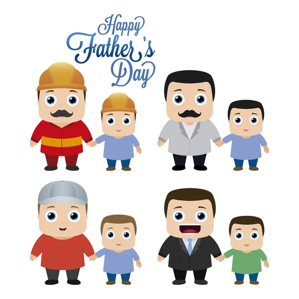 Father's day — Stock Vector