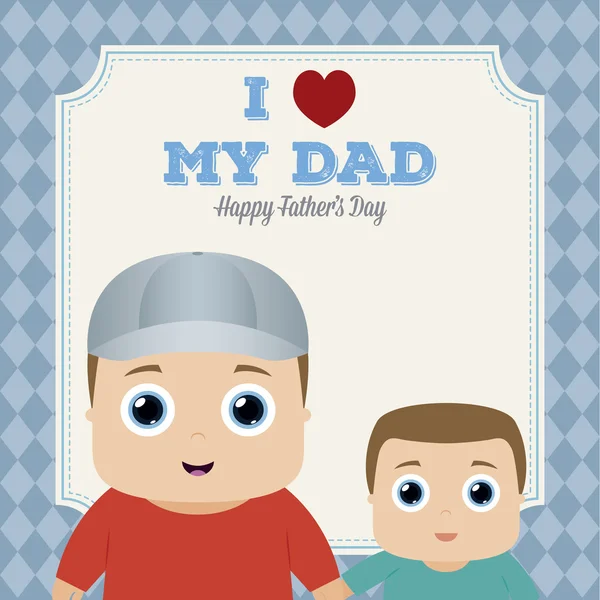 Father's day — Stock Vector