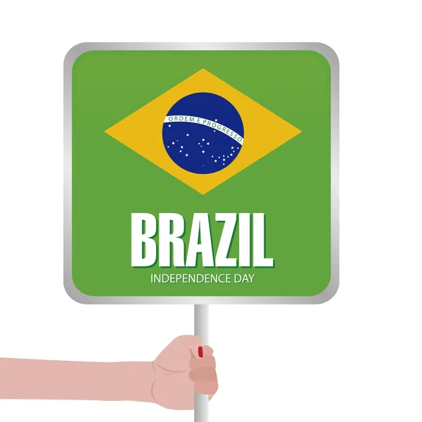 Giorno dell'indipendenza brasiliana — Vettoriale Stock