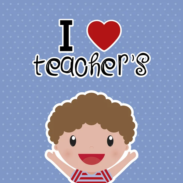 Journée de l'enseignant — Image vectorielle