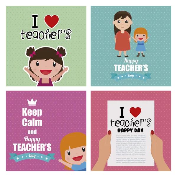 День учителя — стоковый вектор