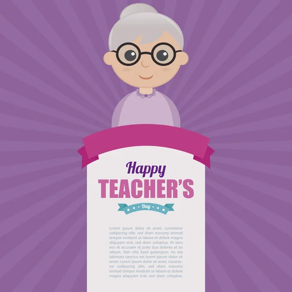 Teacher's Day — Stock Vector