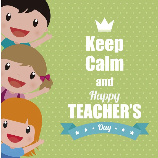 Teacher's Day — Stock Vector