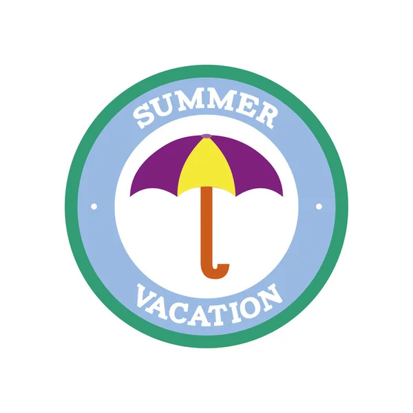 Summer vacation — Stock Vector