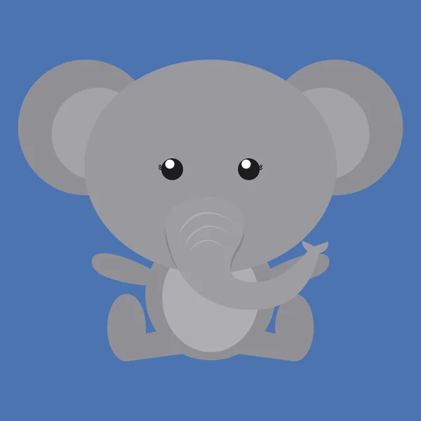 Éléphant — Image vectorielle