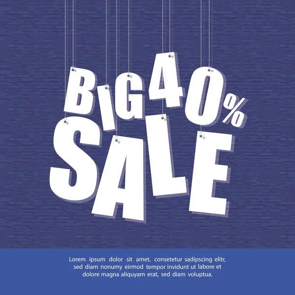 Big Sale — Stock Vector