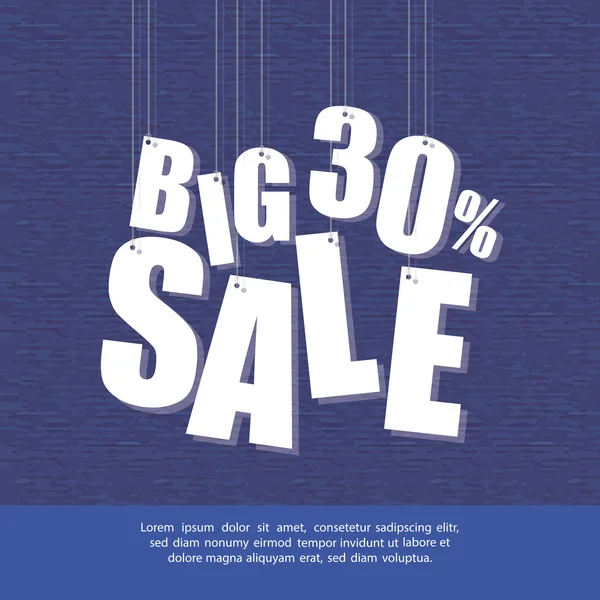 Big Sale — Stock Vector