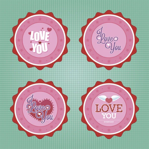 Happy valentine's day — Stock Vector