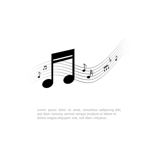 Note musicale — Image vectorielle