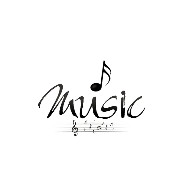 Musikalische Note — Stockvektor