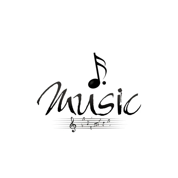 Nota musical — Vector de stock