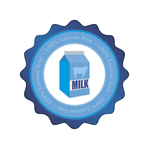 Senza lattosio — Vettoriale Stock