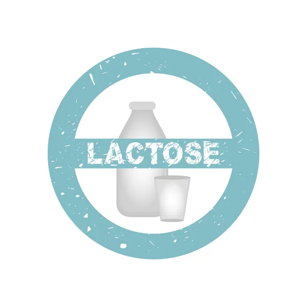 Sans lactose — Image vectorielle