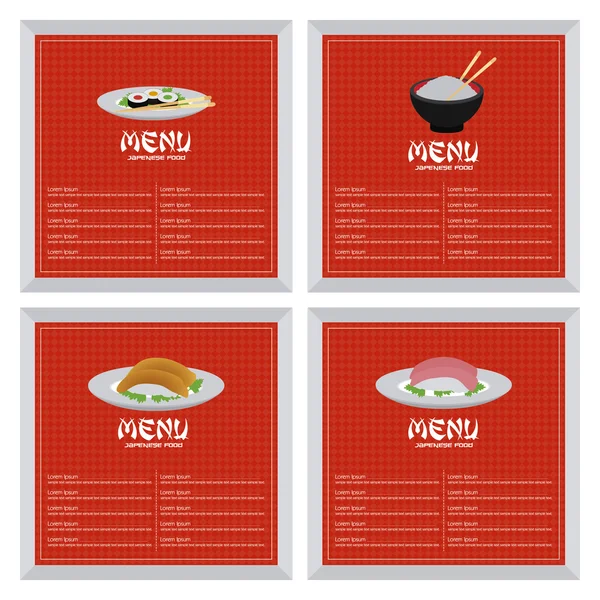 Japanese Food — Stock Vector