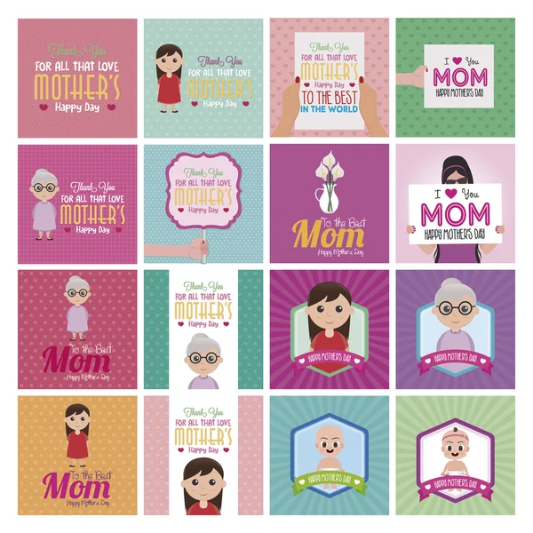 Mother's day — Stock Vector