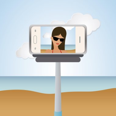 Soyut Selfie fotoğraf