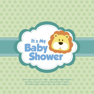 Bebek duş arka plan