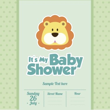 Bebek duş arka plan