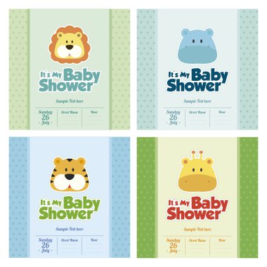 Bebek duş arka plan