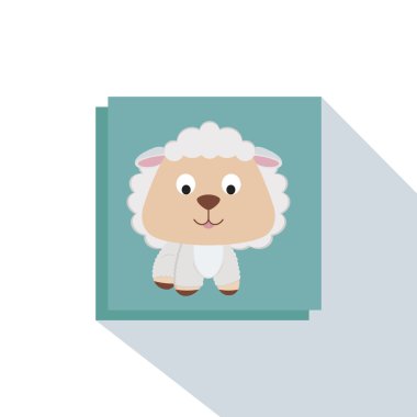 İzole sevimli hayvan