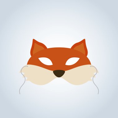 İzole hayvan maskesi