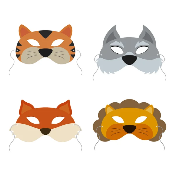 Masque isolé pour animaux — Image vectorielle