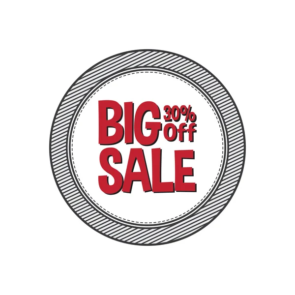 Big Sale Label — Stock Vector