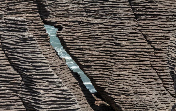 Nahaufnahme Der Pfannkuchenfelsen Einer Ungewöhnlichen Geologischen Formation Von Sedimentgesteinen Auf — Stockfoto