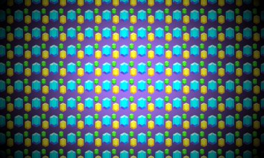 Elmas ile vektör geometrik ekran koruyucu