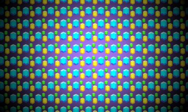 Elmas ile vektör geometrik ekran koruyucu