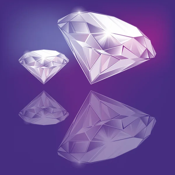 Diamantes vectoriales — Vector de stock