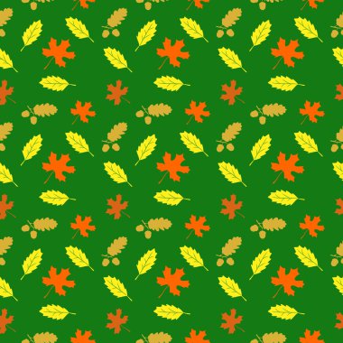 Akçaağaç yapraklı desen