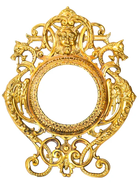 Gilded frame for a mirror — Stock Photo, Image