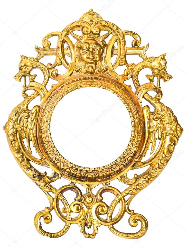 Gilded frame for a mirror