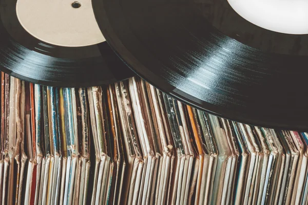 Old vinyl records — Stock Photo, Image