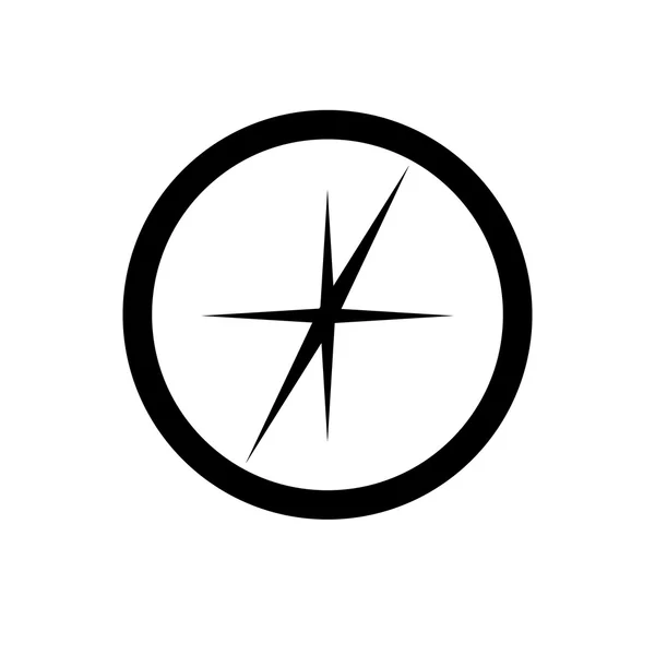 Kompass-Symbol. Vektorillustration — Stockvektor