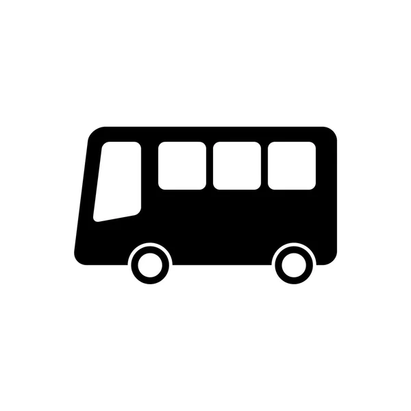 Ikon bus. ilustrasi vektor - Stok Vektor