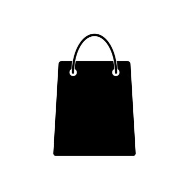Alışveriş poşeti ikonu. vektör illüstrasyonu