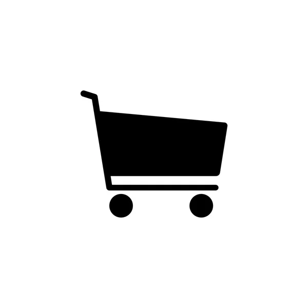 Shopping cart icon. Vector illustration — Stock Vector