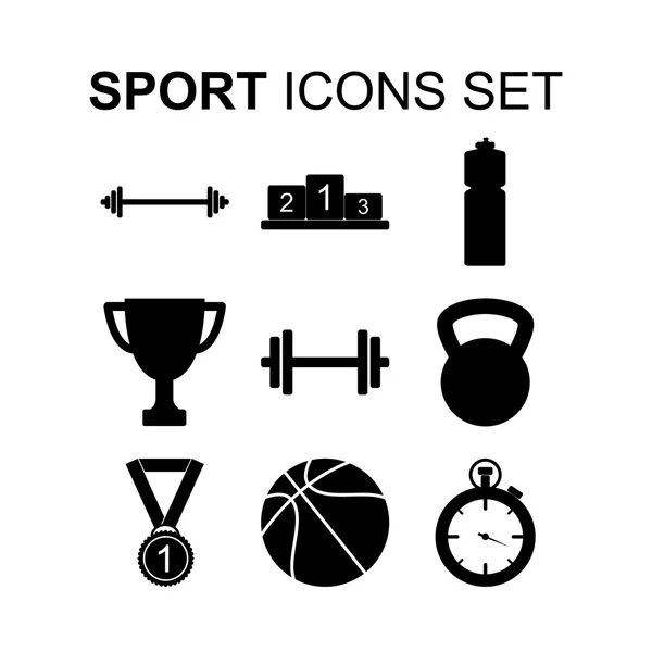 Icônes de sport ensemble. illustration vectorielle — Image vectorielle