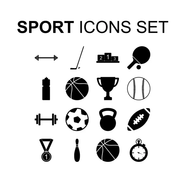 Icônes de sport ensemble. illustration vectorielle — Image vectorielle