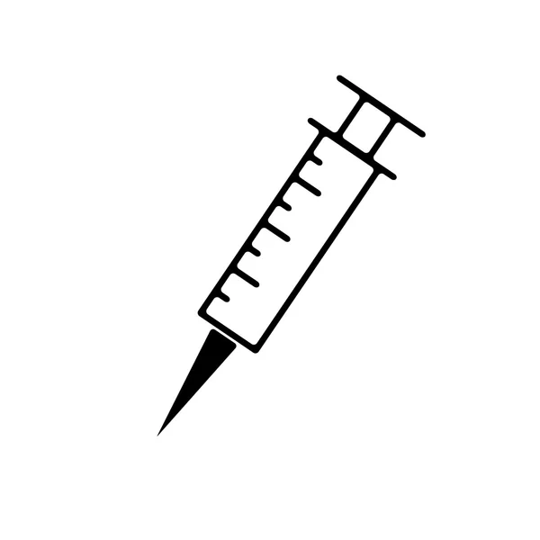 Syringe icon. Vector illustration — Stock Vector